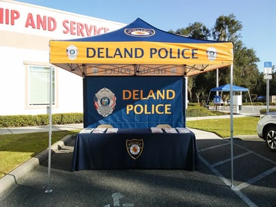Community Engagement Tents for Police & Fire Departments